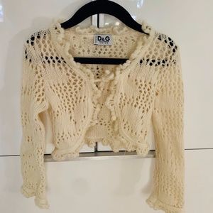 Dolce & Gabbana Jr Authentic Gorgeous Knit Shrug